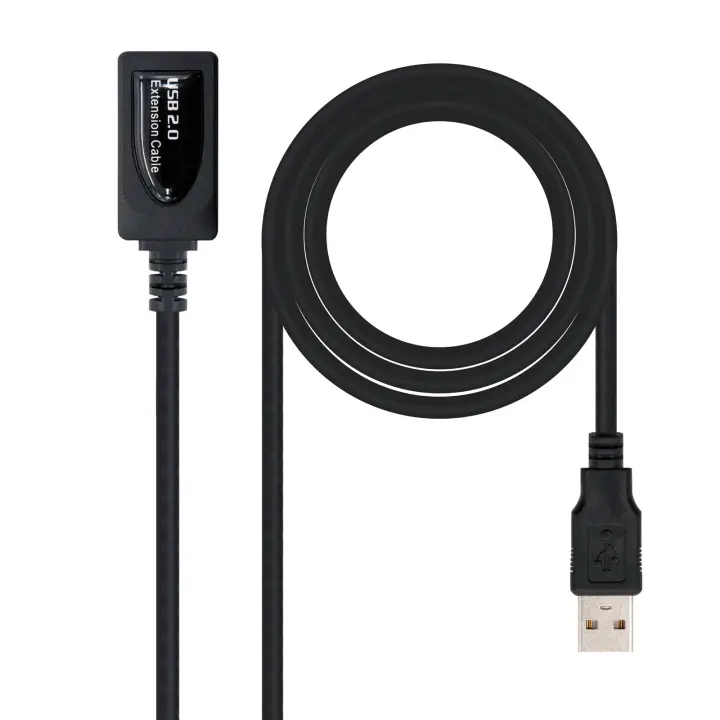 CABLE USB 2.0 PROLONGADOR CON AMPLIFICADOR, TIPO A/M-A/H, 5.0 M