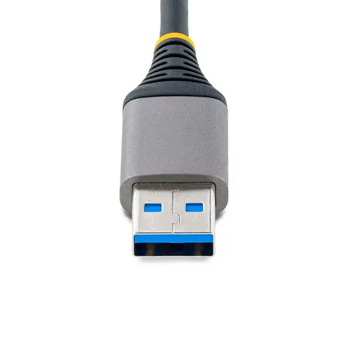 Hub USB de 3 Puertos USBA - USB 3.0 de 5Gbps - Alimentado por el Bus - Concentrador USB de 3 Puertos USB-A - Ladrón USB Portátil - Cable 30cm - Red Ethernet RJ45 1Gb - Imagen 5