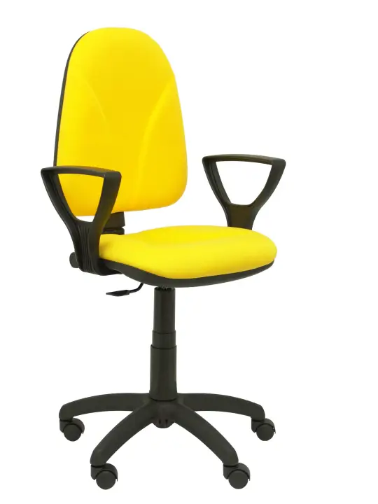 Silla Algarra bali amarillo brazos fijos