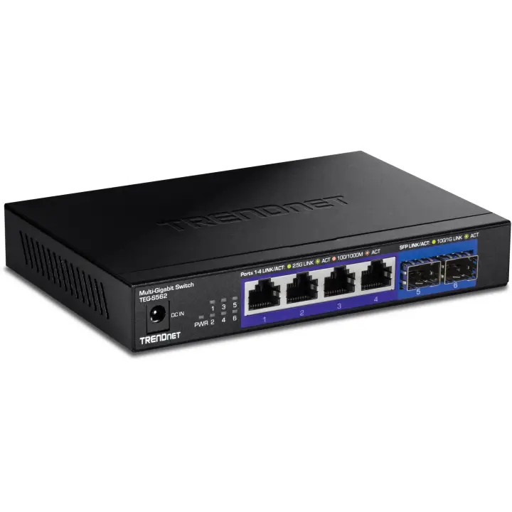 TEG-S562 switch No administrado 2.5G Ethernet (100/1000/2500) Negro