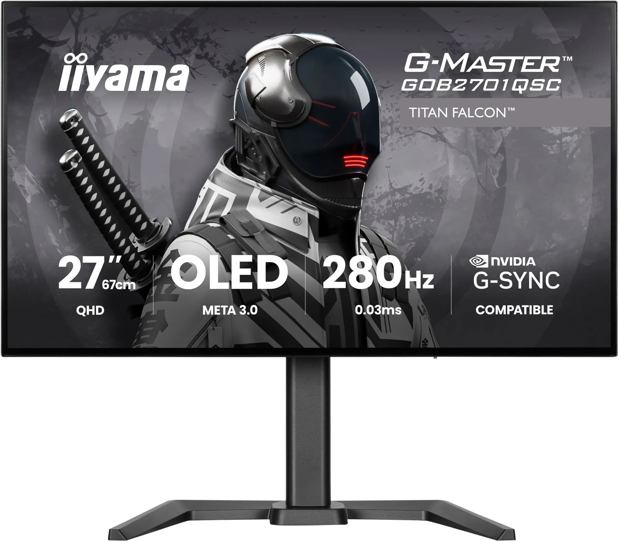 G-MASTER GOB2701QSC-B1 pantalla para PC 68,6 cm (27") 2560 x 1440 Pixeles 2K Ultra HD OLED Negro