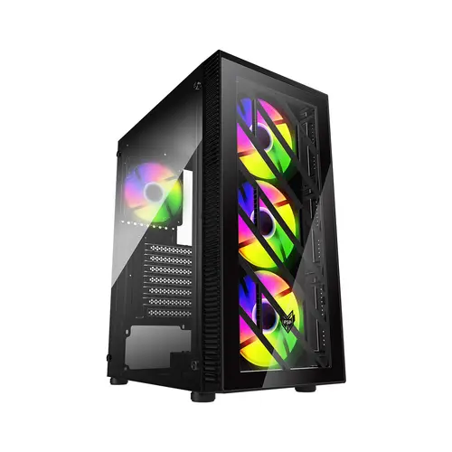 CMT192 Carcasa Midi Tower mITX, mATX, ATX NegroFixed RGB - Imagen 1
