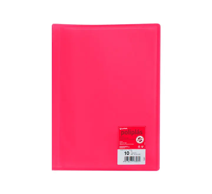 CARP. 10F POLIPLAS GRAFOPLAS A4 PP FUCSIA 01311254