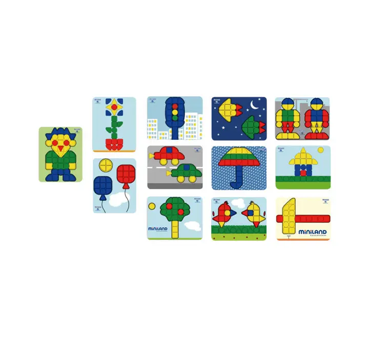 FICHAS SUPERPEGS 12 FICHAS MODELO 38X30 MINILAND