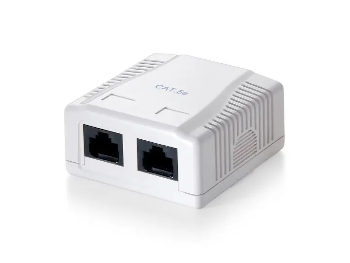 235212 toma de corriente RJ-45 Blanco