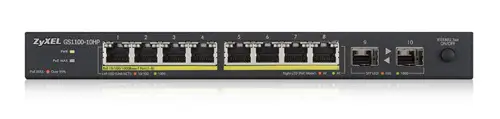 GS1100-10HP No administrado Gigabit Ethernet (10/100/1000) Energía sobre Ethernet (PoE) 1U Negro - Imagen 4