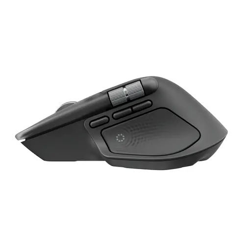 MX Master 4, ratón inalámbrico ergonómico con respuesta háptica avanzada, desplazamiento ultrarrápido, carga USB-C, Bluetooth, Windows, macOS grafito - Imagen 4