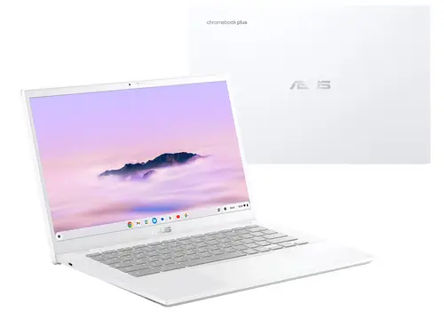 Chromebook Plus CX34 CX3402CVA-PQ1339 - Ordenador Portátil 14" Full HD (Intel Core 3 100U, 8GB RAM, 256GB UFS, Graphics, ChromeOS) Blanco Perla - Teclado QWERTY español - Imagen 3