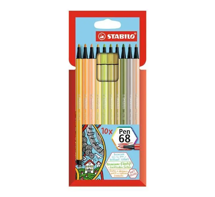 EST. 10 ROTULADORES STABILO PEN 68 STDO 2