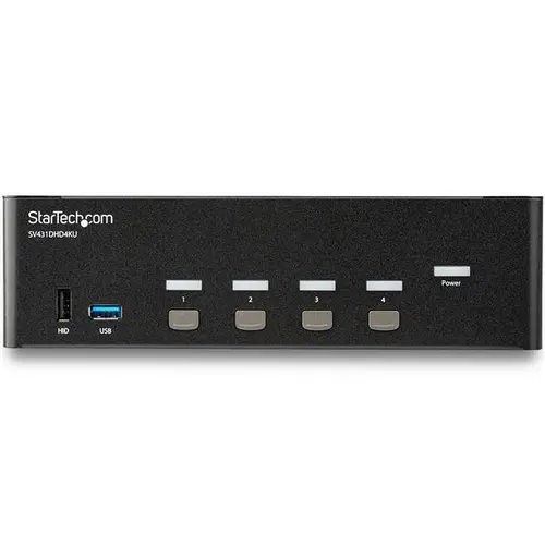 Switch Conmutador KVM de 4 Puertos HDMI - 4K de 30Hz - de Pantalla Doble - Imagen 3