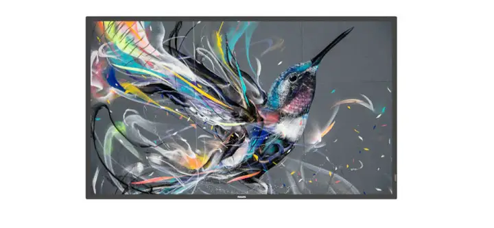 43BDL3511Q/00 pantalla de señalización Pizarra de caballete digital 109,2 cm (43") 400 cd / m² 4K Ultra HD Negro 18/7