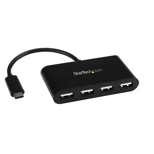 Hub Concentrador USB-C a USB A de 4 Puertos - Ladrón Adaptador USB Tipo C a USB A de 4 Puertos - USB 2.0 - Imagen 1