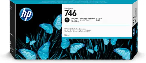 Cartucho de tinta negro fotográfico DesignJet 746 de 300 ml - Imagen 1