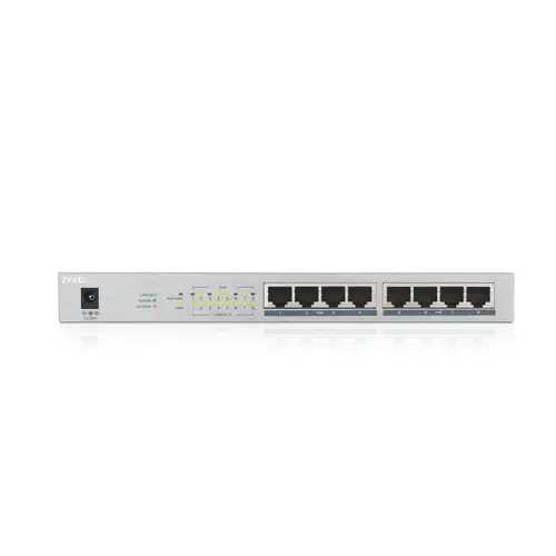 GS1008HP No administrado Gigabit Ethernet (10/100/1000) Energía sobre Ethernet (PoE) Gris - Imagen 3