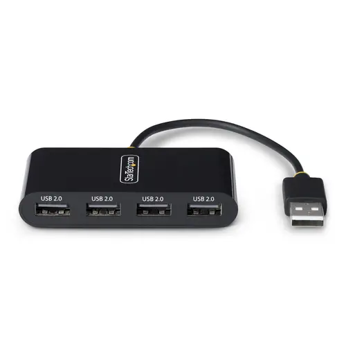 Hub USB 2.0 de 4 Puertos - Ladrón USB Alimentado por el Bus - 480Mbps - Hub Portátil Externo USB - Multiplicador USB - Protección de Sobrecorriente - Imagen 3