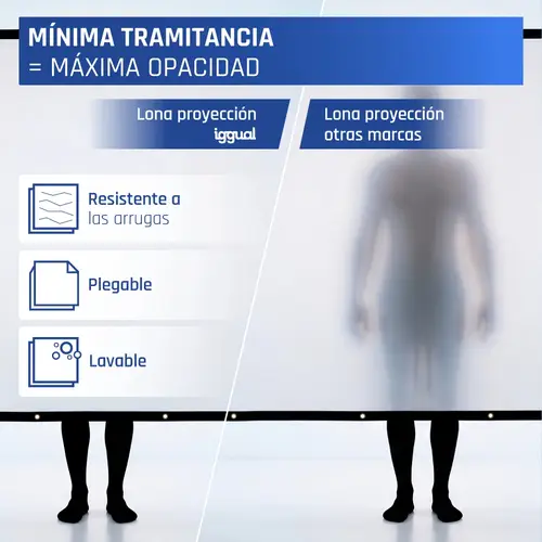Pack proyector 4K + Lona proyección 100" - Imagen 11