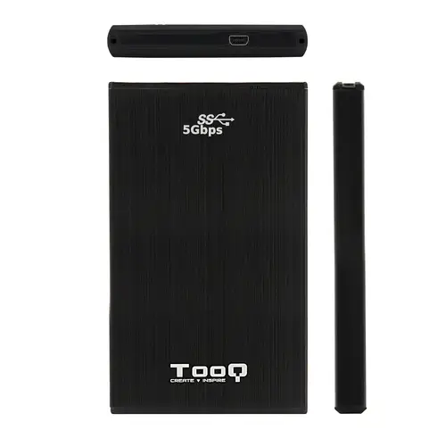 TQE-2522B caja para disco duro externo Caja de disco duro (HDD) Negro 2.5" - Imagen 4