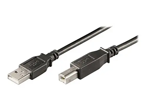 EC1006 cable USB USB 2.0 5 m USB A USB B Negro - Imagen 1