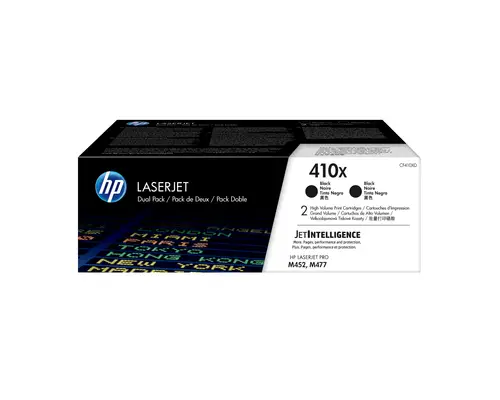 Paquete de 2 cartuchos de tóner negro Originales LaserJet 410X de alta capacidad - Imagen 1