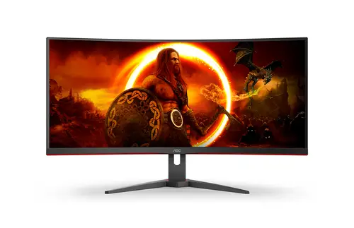 G2 CU34G2XE/BK pantalla para PC 86,4 cm (34") 3440 x 1440 Pixeles Wide Quad HD LCD Negro, Rojo - Imagen 2