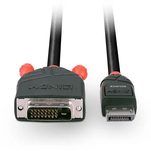41491 adaptador de cable de vídeo 2 m DisplayPort DVI-D Negro - Imagen 4