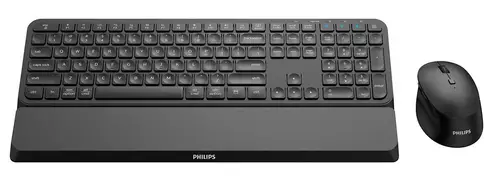 6000 series SPT6607B/16 teclado Ratón incluido Universal RF Wireless + Bluetooth Negro - Imagen 4