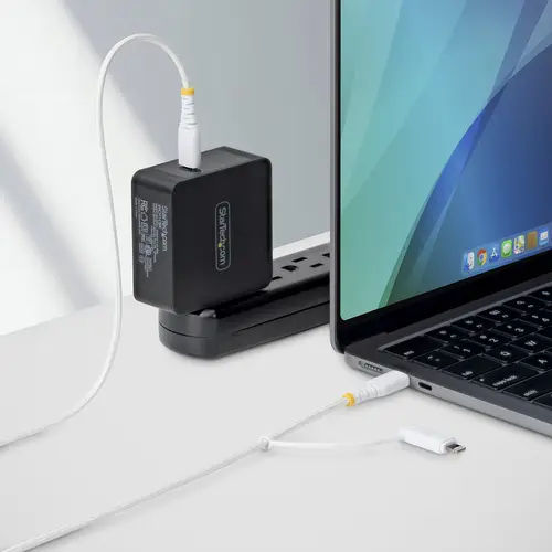 Cable de Carga USB-C de 1m con Adaptador Lightning - Cable Cargador USB Tipo C - 30W/60W(3A) - Cable Tipo C Certificado Apple MFi - Cable Trenzado USB Tipo C para iPhone/iPad/Android - Imagen 5