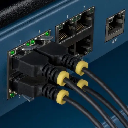 Cable Ethernet CAT6a Ultra Delgado de 2m Negro - Cable de Red Snagless RJ45 UTP con Alambre de Cobre Puro 34AWG - Latiguillo de Red - Probado con Canal Fluke - Imagen 6