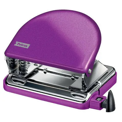 TALADRO METALICO MODELO 52 WOW CAPACIDAD 20 HOJAS COLOR MORADO PE..