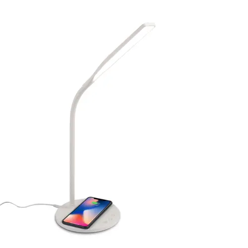 WLLIGHT10WWH cargador de dispositivo móvil Smartphone Blanco USB Cargador inalámbrico Interior - Imagen 1