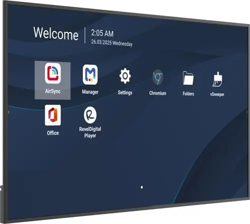 CDE7514-2C pantalla de señalización Pantalla plana para señalización digital 190,5 cm (75") LCD Wifi 500 cd / m² 4K Ultra HD Negro Procesador incorporado Android 14 24/7 - Imagen 2