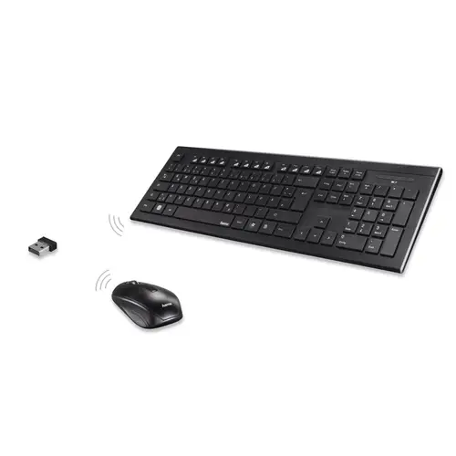 69182664 teclado Ratón incluido Hogar RF inalámbrico QWERTY Español Negro - Imagen 7