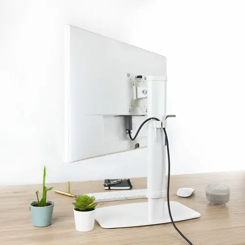 DB1127TN-W soporte para monitor 68,6 cm (27") Independiente Blanco - Imagen 10