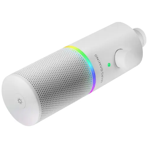 MMIC-XT, Micrófono de Estudio Profesional Alta Definición 192Khz 24-bit, Brazo Omnidireccional, Soporte Antivibración, Filtro Pop Malla Metálica, Blanco - Imagen 4