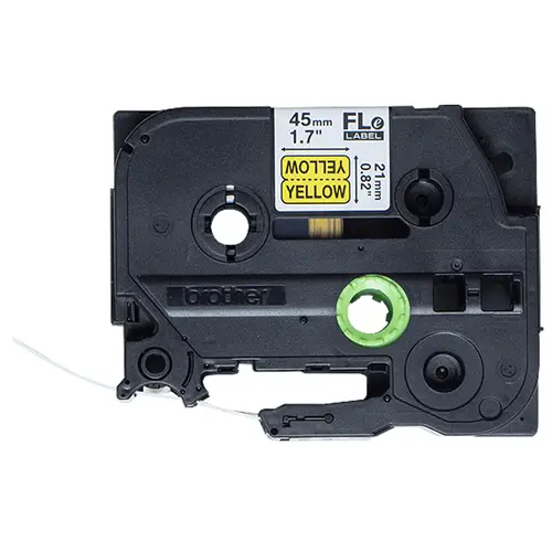 FLE-6511 cinta para impresora de etiquetas Negro sobre amarillo - Imagen 2