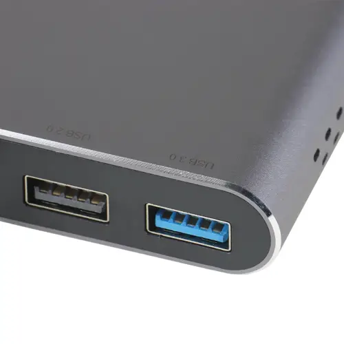 Hub C 8 en 1 2xHDMI 2xUSB 2xSD RJ45 PD100W - Imagen 3