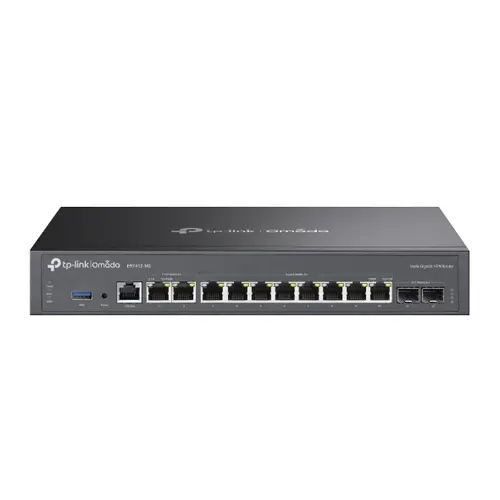Omada ER7412-M2 router 2.5 Gigabit Ethernet, Gigabit Ethernet Negro - Imagen 1