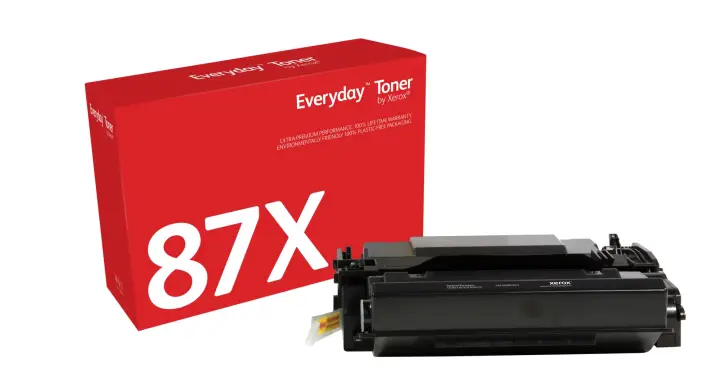 Everyday El tóner Everyday Negro de Xerox es compatible con HP 87X (CF287X), Capacidad alta