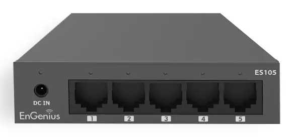 ES105 switch No administrado Gigabit Ethernet (10/100/1000) Negro