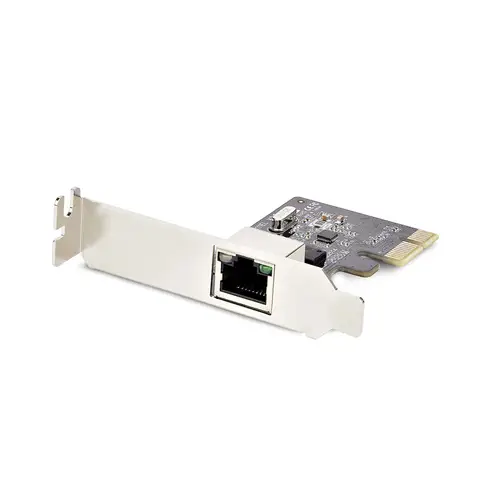 Tarjeta de Red PCI Express de 1 Puerto Gigabit - Adaptador Ethernet PCIe RJ45 - Perfil Bajo - 10/100/1000Mbps - Tarjeta LAN - Realtek RTL8111H - Windows y Linux - TAA - Imagen 1
