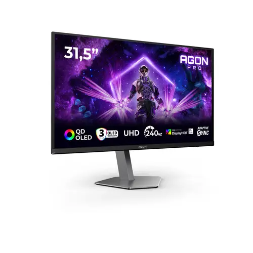 AGON PRO AG326UZD2 pantalla para PC 80 cm (31.5") 3840 x 2160 Pixeles 4K Ultra HD OLED Negro - Imagen 7