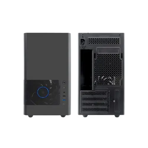 CAJA MATX MP2 NEGRA USB-C 3.2 GEN1 VENTILADOR 120 PWM FULL METAL S/FTE - Imagen 5