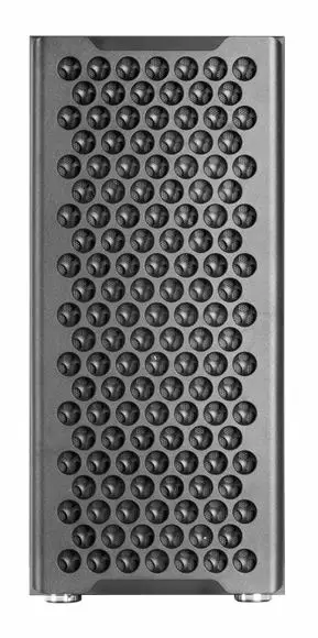 MC-iPRO, Caja Profesional ATX, Rejilla Frontal de Malla 3D, Ventana Lateral Cristal Templado, Ventilador FDB Ultrasilencioso 12cm, Caja PC con Soporte Refrigeración Líquida, Negro