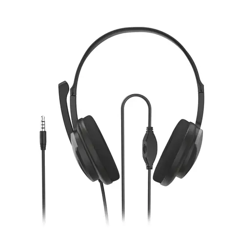 HS-P100 V2 Auriculares de oficina para PC, estéreo, negro - Imagen 3