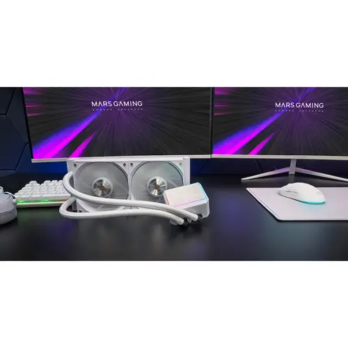 ML-PROII240W Procesador Kit de refrigeración líquida 12 cm Blanco 1 pieza(s) - Imagen 1
