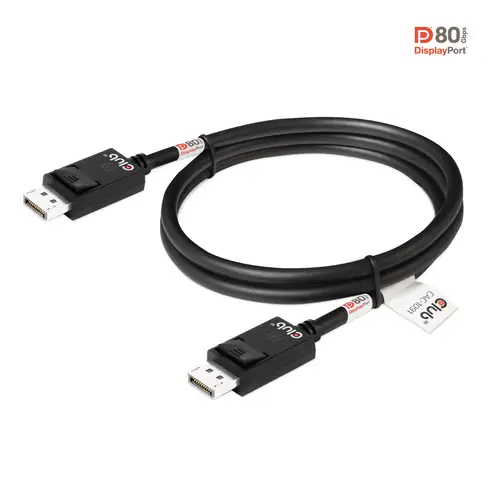 DisplayPort 2.1 Bi-Directional VESA DP80 Certified Cable 4K240Hz, 8K60Hz or 10K30Hz M/M 1.2m/3.94ft - Imagen 8