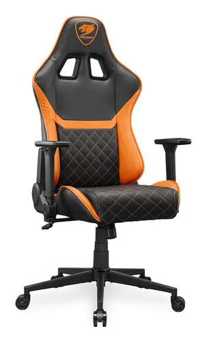 CGR-AO2 Asiento acolchado tapizado Negro, Naranja - Imagen 7
