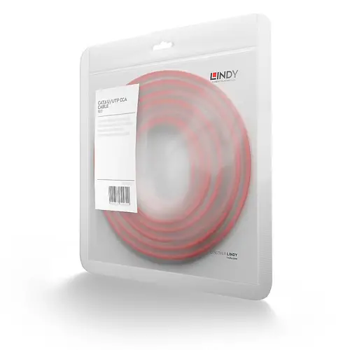 48180 cable de red Rojo 0,3 m Cat6 U/UTP (UTP) - Imagen 2