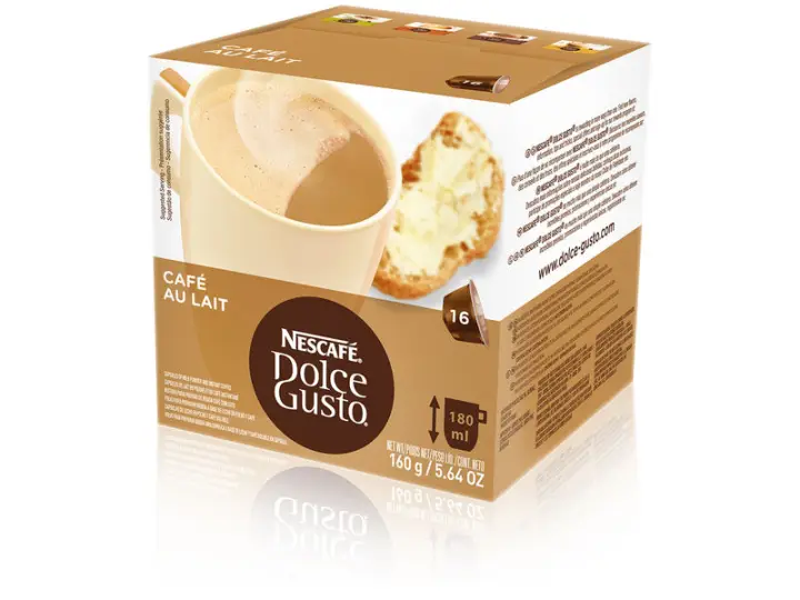 Cápsulas de café Nestle Dolce  Gusto .con leche16 cap 121110