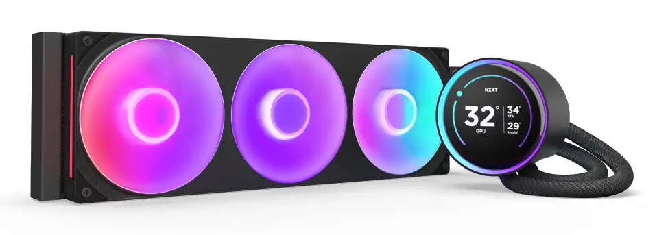 Kraken Elite 420 RGB Procesador Sistema de refrigeración líquida todo en uno 14 cm Negro 1 pieza(s)
